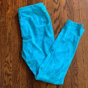 Oiselle Firecracker Reflective 3/4 Tights